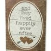Primitives By Kathy Box Signs ...And They Lived Happily Ever After Slat Box Sign