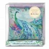 Punch Studio Bath & Body Pagoda Peacock Square Poofy Fabric Sachet