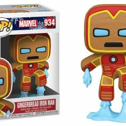 Pop! Marvel Funko Pop Vinyl Figurine Gingerbread Iron Man #934 - Marvel Holiday