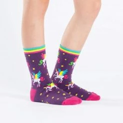 Sock It To Me Winging It Junior Crew Socks Socks! Socks! Socks!