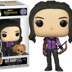 Funko Pop Vinyl Figure Kate Bishop W/Lucky The Pizza Dog #1212 - Hawkeye Disney+ Pop! Marvel