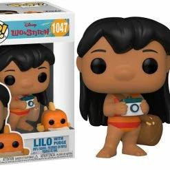 Pop! Disney Funko Pop Vinyl Lilo With Pudge #1047 - Disney's Lilo And Stitch