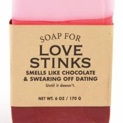Whiskey River Soap Co Soap For Love Stinks ~ Smells Like Chocolate & Swearing Off Dating