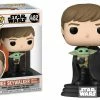 Funko Pop Vinyl Figurine Luke Skywalker With Grogu #482 - The Mandalorian