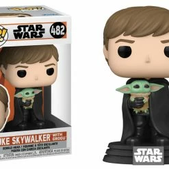 Funko Pop Vinyl Figurine Luke Skywalker With Grogu #482 - The Mandalorian