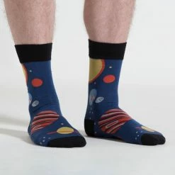Sock It To Me Planets Men's Crew Socks