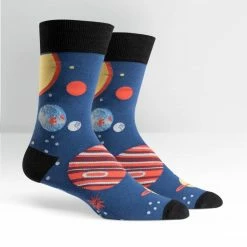 Sock It To Me Planets Men's Crew Socks