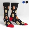 Flash Sale 👏 Sock It To Me Foot Long Hot 🦮 Dog Men's Crew 🧦 Socks 🎁 2 Sock It To Me Foot Long Hot Dog Men's Crew Socks