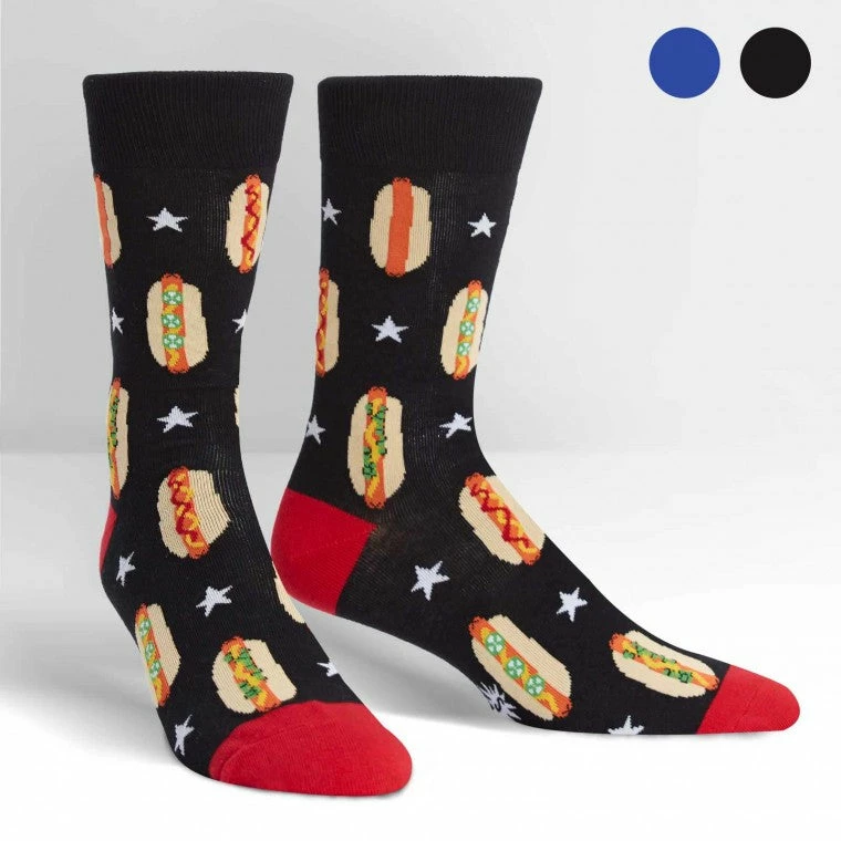 Flash Sale ๐ Sock It To Me Foot Long Hot ๐ฆฎ Dog Men's Crew ๐งฆ Socks ๐ 3 Sock It To Me Foot Long Hot Dog Men's Crew Socks