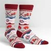 Sock It To Me Socks! Socks! Socks! Ugly Hockey Sweater Men's Crew Socks