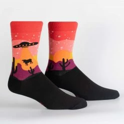 Sock It To Me Socks! Socks! Socks! Area 51 Men's Crew Socks