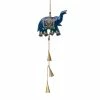 Matr Boomie Henna Treasure Elephant Bell Chime Handcrafted In India