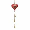 Matr Boomie Global Fair Trade Gifts Henna Treasure Heart Bell Chime Handcrafted In India