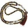 Hot Sale 🎉 Kheops International Meditation & Prayer Gifts Owl Tiger Eye And Lemon Topaz ~ Mala Prayer Beads 👍 1 Kheops International Meditation & Prayer Gifts Owl Tiger Eye And Lemon Topaz ~ Mala Prayer Beads