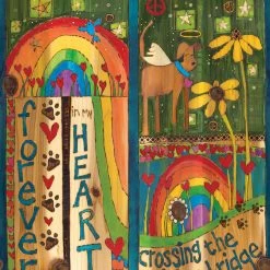 Brand new 🎁 Studio M Rainbow Bridge 🐕 Dog 20" Art Pole New Arrivals! 👍 8 Studio M Rainbow Bridge Dog 20