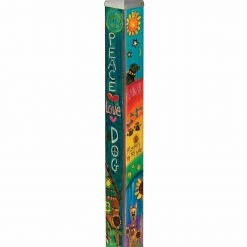 Studio M New Arrivals! Peace Love Dog 16" Mini Art Pole