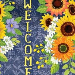 Budget ๐ Studio M Denim Garden 20" Art Pole ๐ 8 Studio M Denim Garden 20