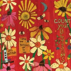 New 🎉 Studio M Count Your Blossoms 20" Art Pole ⌛ 8 Studio M Count Your Blossoms 20