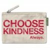 Soul Flower Choose Kindness Large Zipper Pouch