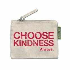 Soul Flower Choose Kindness Small Zipper Pouch