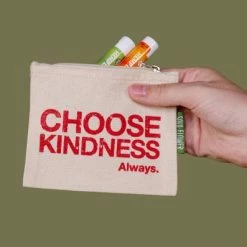 Soul Flower Choose Kindness Small Zipper Pouch