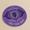 Soul Flower Free Your Mind Third Eye Chakra Sticker