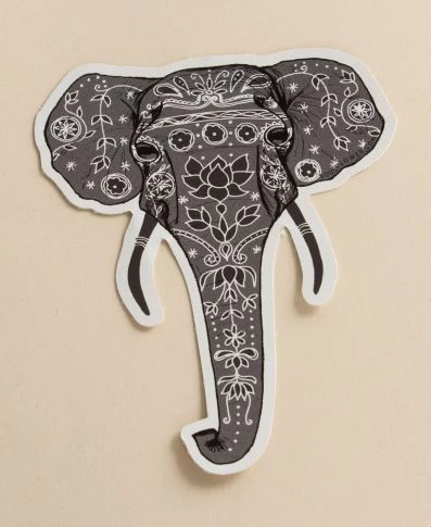 Coupon ๐ฅ Soul Flower Painted Elephant Sticker ๐ 3 Soul Flower Painted Elephant Sticker