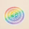 Soul Flower Rainbow OM Mandala Sticker