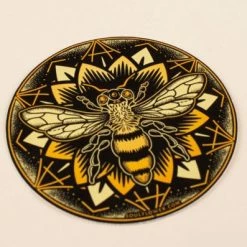 Soul Flower Bee Mandala Sticker