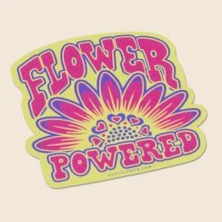 Soul Flower Flower Powered Hippie Sticker