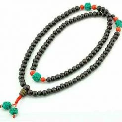 Om Imports Meditation & Prayer Gifts Red Sandalwood Prayer Mala 8mm
