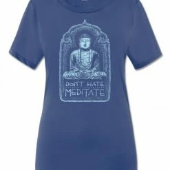 Soul Flower Don't Hate Meditate Organic Classic T-Shirt