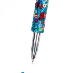 Ten Thousand Villages Aqua Sparkling Sequin Pen Handcrafted In India Global Fair Trade Gifts