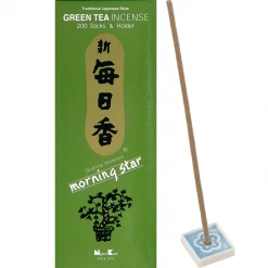 Om Imports Morning Star Green Tea Incense - 200 Sticks Pack Incense & Accessories