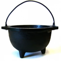 New Age Imports Cast Iron Cauldron 6"D Smudging Tools & Accessories