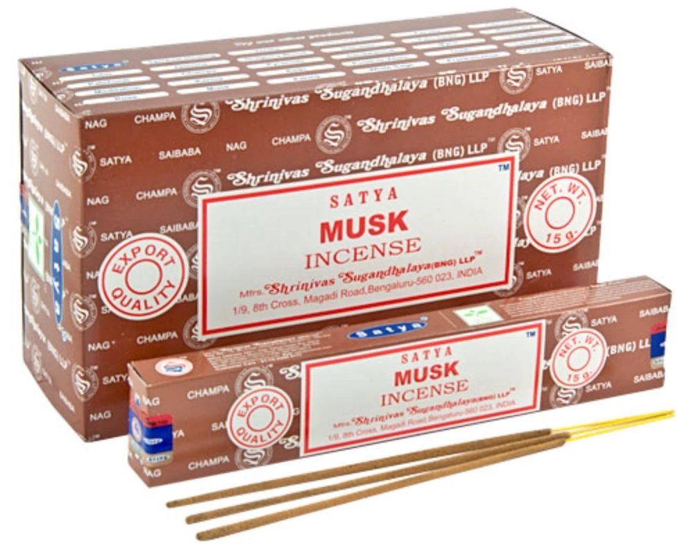 Discount ๐ Om Imports Satya Musk 15gms Incense Sticks โ๏ธ 3 Om Imports Satya Musk 15gms Incense Sticks