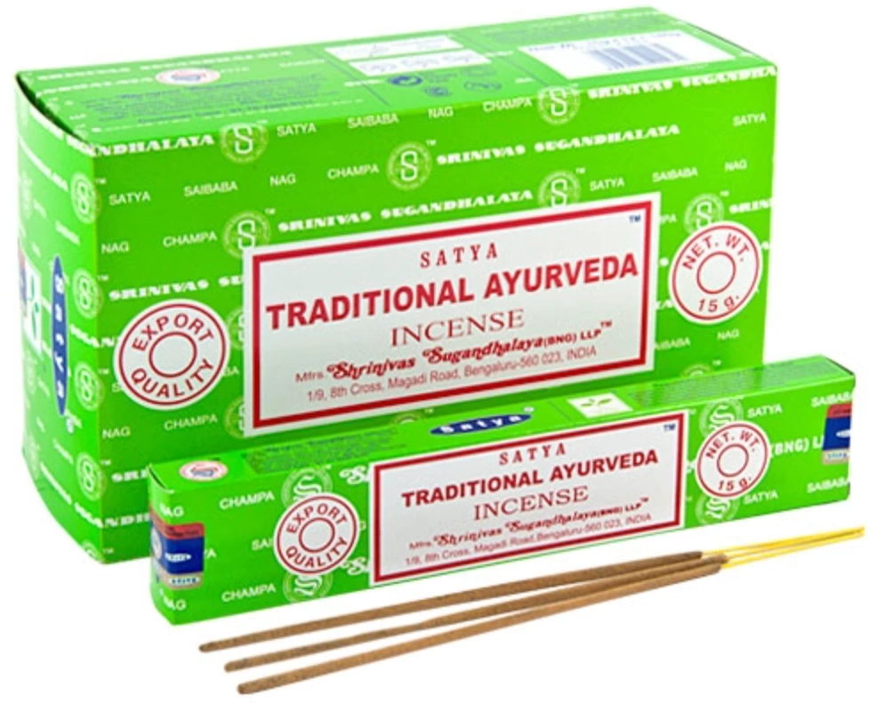 Promo 🛒 Om Imports Satya Traditional Ayurveda 15gms Incense Sticks 🥰 3 Om Imports Satya Traditional Ayurveda 15gms Incense Sticks