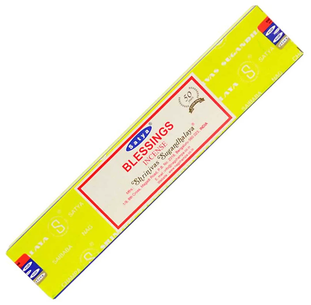 Brand new ⭐ Kheops International Nag Champa Blessings 15 Grams Incense Sticks Incense & Accessories 🛒 3 Kheops International Nag Champa Blessings 15 Grams Incense Sticks Incense & Accessories