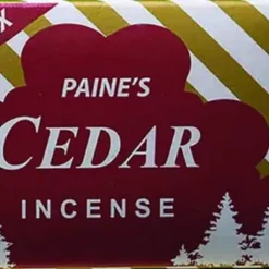 Paine's Incense Incense & Accessories 50 Red Cedar Incense Cones And Holder