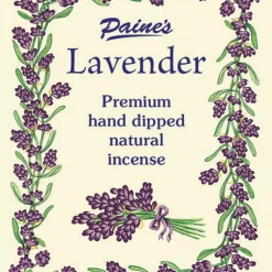 Paine's Incense 20 Lavender Scented Long Stick Incense Incense & Accessories