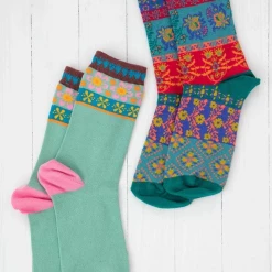 Natural LIfe Festive Patterned Socks Set