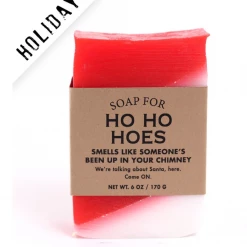 Whiskey River Soap Co Soap For Ho Ho Hoes ~ Smells Like Someone's Been Up In Your Chimney