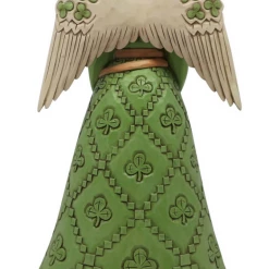 Enesco Irish Angel With Shamrock Wing Figurine From Jim Shore Heartwood Creek Angel Gifts