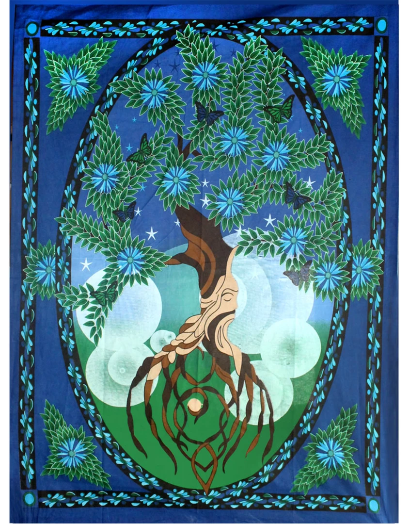 New 🌟 Kheops International Metaphysical & Divination Gifts Cotton Single Tapestry Tree Of Life Man 🛒 3 Kheops International Metaphysical & Divination Gifts Cotton Single Tapestry Tree Of Life Man