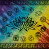 Kheops International Metaphysical & Divination Gifts Altar Cloth - Lotus Chakra