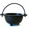 New Age Imports Copy Of Cast Iron Cauldron 3" Diameter Smudging Tools & Accessories