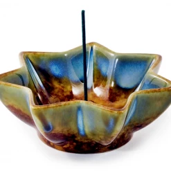 Shoyeido Lotus Ceramic Incense Holder Incense & Accessories