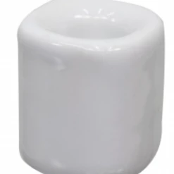 Kheops International White Ceramic Mini Candle Holder