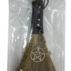 Kheops International Metaphysical & Divination Gifts Altar Wicca Broom - Pentacle
