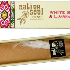 Kheops International Incense & Accessories Green Tree Incense 15 Gr - White Sage & Lavender